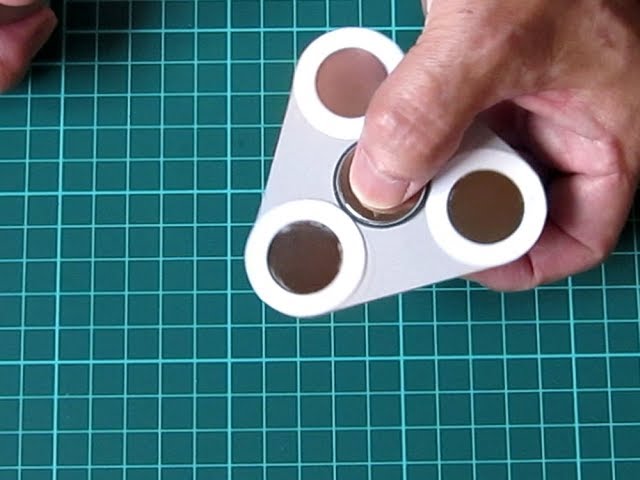 磁石ハンドスピナー(ベアリング無し) How to make a Fidget