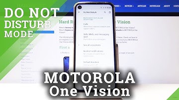 How to Use Do Not Disturb Mode in Motorola One Vision - Mute All Sounds