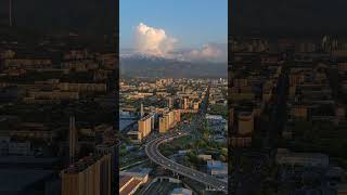 Прекрасный город Алматы 🏙️ ⛅️ 🏔️ 💛 #almaty #almaty #spring #almaty_city #travel #шаварёв