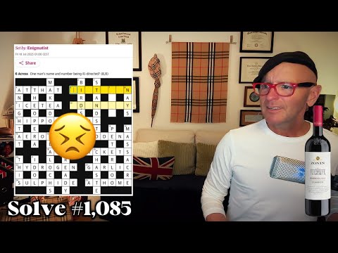This Yank Trying to Solve this ABSTRUSE Friday Guardian Cryptic by Enigmatist! 😅 Let's WINE DOWN!🍷