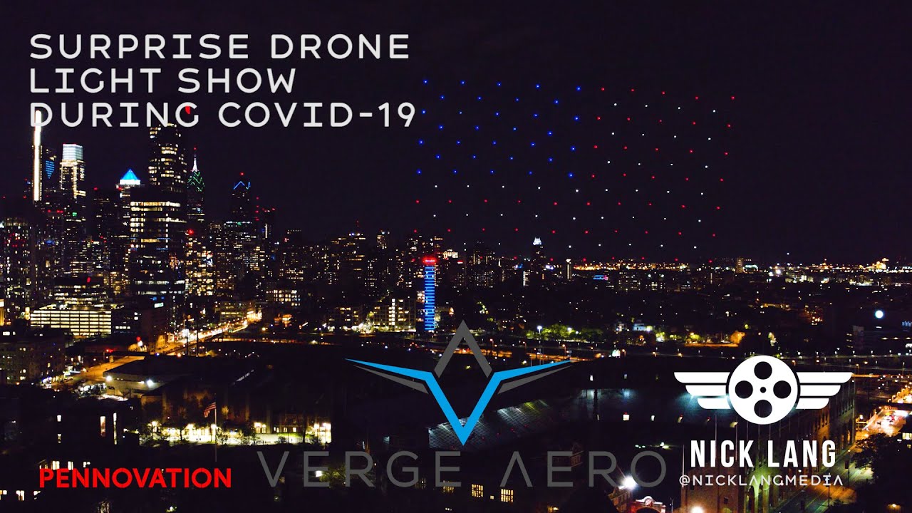 (Full Show) Verge Aero surprise Drone Light Show during COVID-19 - YouTube