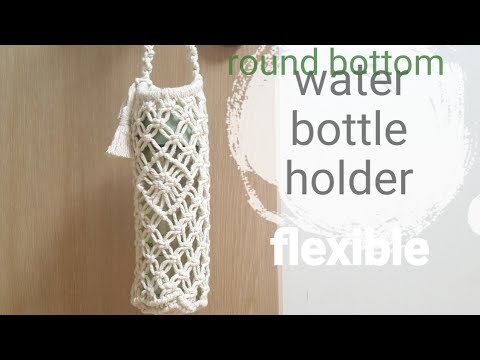 (macrame)flexible waterbottle holder(verson 2),둥근바닥.폰주머니,마크라메 미니백