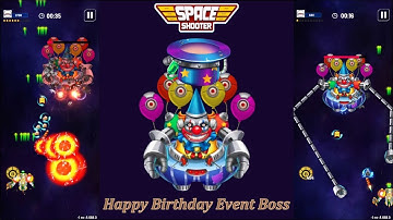 Galaxy Attack: Space Shooter | New Happy Birthday Event Boss Review | By Apache Official