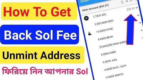 Sollet.io🔥How To Get Back Sol Fees & Unmint Tokens Address💥100% Working😊Errors Solved🚫Rasel 365