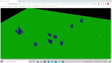 Vpython Spring and Mass Soft Robot Zoo