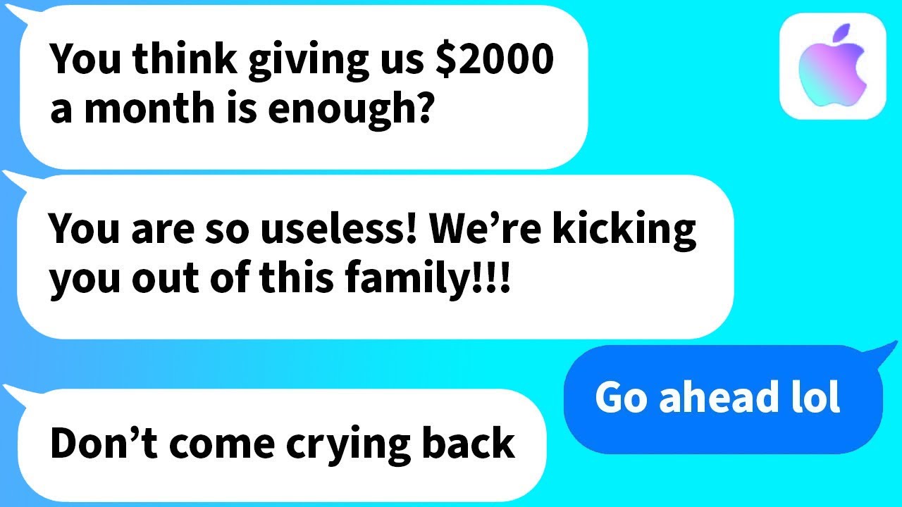 【Apple】My MIL kicks me out of the house when I m pregnant So I take all