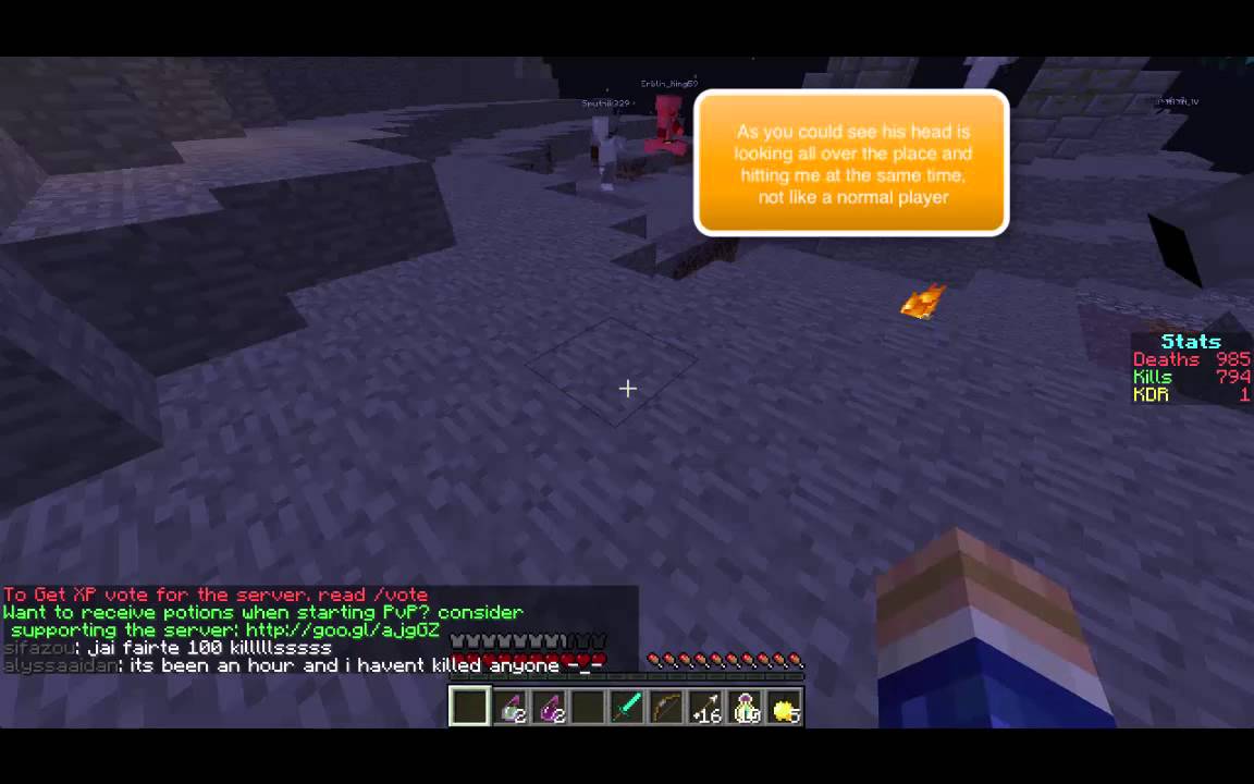 Minecraft PhanaticMC server Kitpvp hacker exposed - YouTube