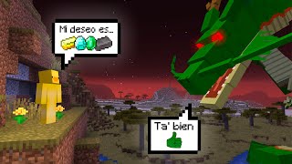 MINECRAFT pero PUEDO PEDIR DESEOS