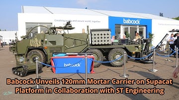 Babcock Unveils 120mm Mortar Carrier on Supacat Platform in Collaboration with ST Engineering