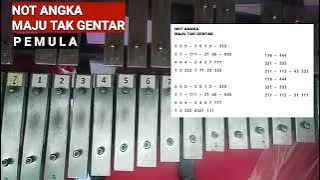 NOT ANGKA BELIRA MUDAH - MAJU TAK GENTAR - PEMULA