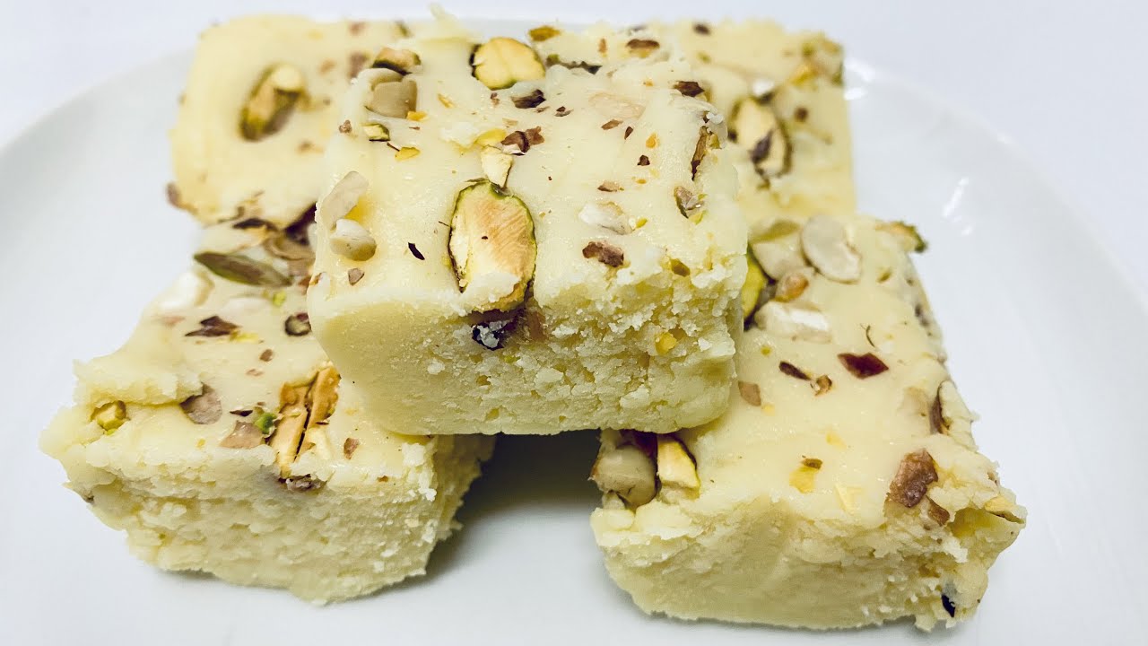 milk barfi recipe without milk powder, milk barfi recipe with condensed