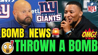 🚨 😱🏈WHAT DO YOU THINK ABOUT THIS STATEMENT? NEW YORK GIANTS NEWS TODAY! NFL NEWS TODAY