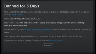 roblox ban speedrun