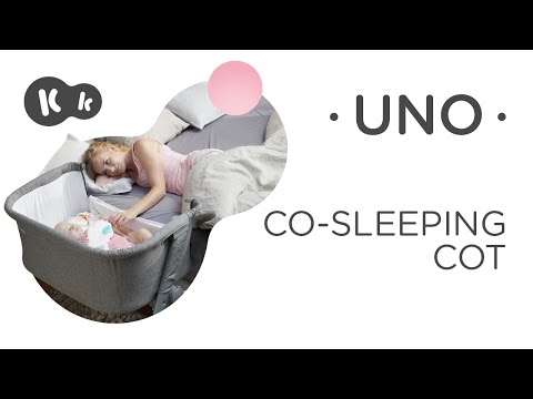 Video Kinderkraft Uno Baby Cradle 2-In-1 Grey