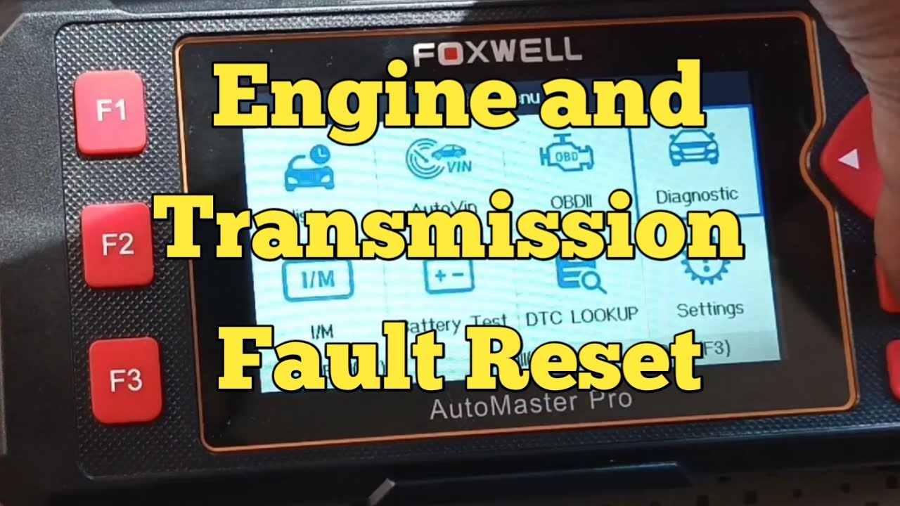 How to Reset Engine Fault Using Foxwell AutoMaster Pro? - YouTube