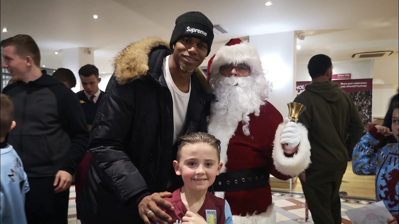 Aston villa Christmas party! 2019 - YouTube