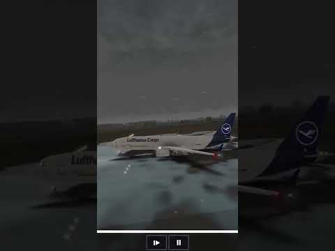 Lufthansa Cargo B737-800F landing