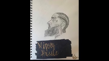 Drawing Nipsey Hussle Portrait Drawing