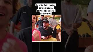Sophie Rain make 30k and hour 😂 #crazy #sophierain #money