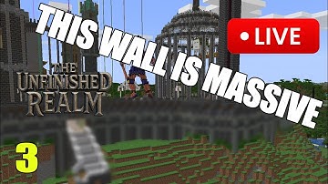Expanding the Rear Castle Wall | Minecraft SMP Mega Build Progress (Part 3)
