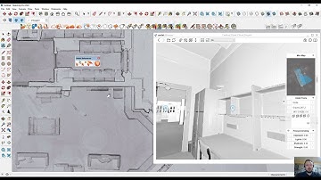 Undet Browser for SketchUp | the two-way communication between UNDET viewer and 3D point cloud data