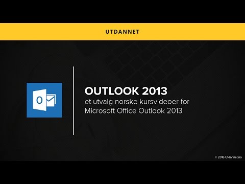 Legge til e-post signatur | Microsoft Outlook 2013 | Utdannet.no