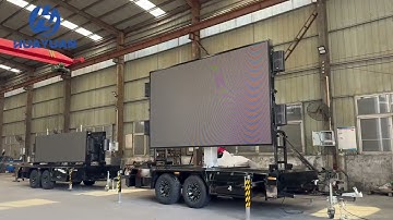🎬 Factory Showcase | Liftable + 360° Rotating LED Screen Trailer