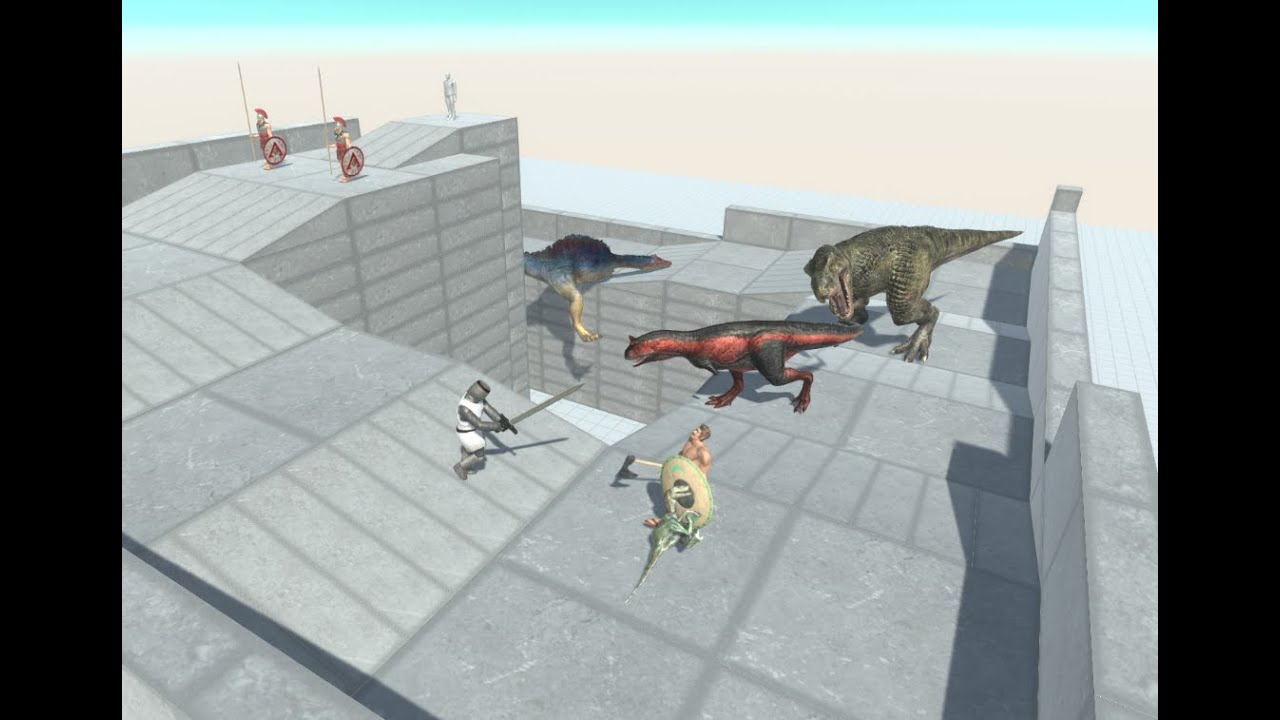 Inward Spiral Race|Animal Revolt Battle Simulator