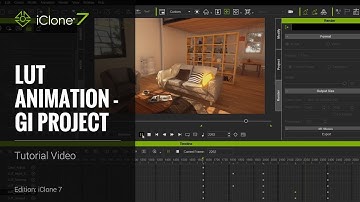 iClone 7 Tutorial - LUT Animation - GI project