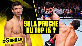 "À moi d'installer mon jeu", Sola revient sur son KO contre Ziam à l'UFC Paris (Le Sunday)