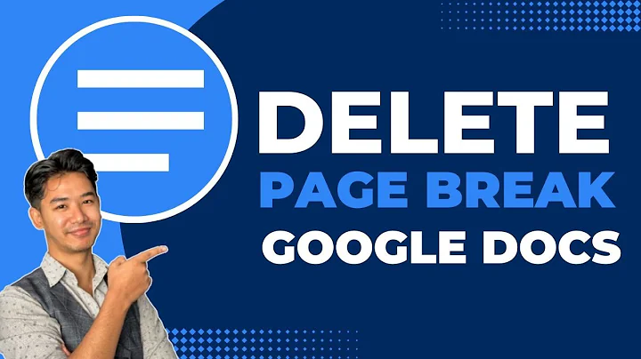 How to Delete Page Break in Google Docs !