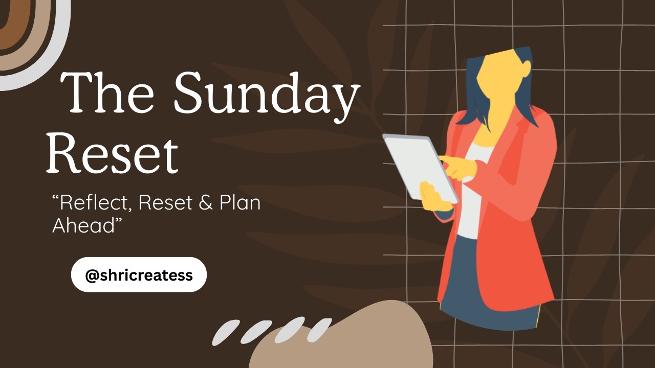 ✨ The Sunday Reset | How I Plan My Entire Week
