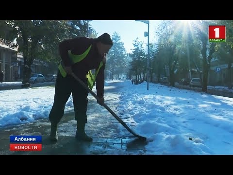 На Балканах выпал
