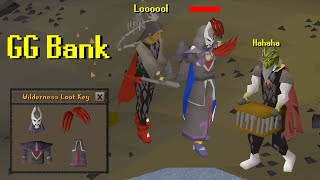 He tried to PK the Fishers... and Lost his Bank