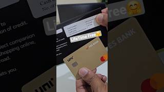 UNI Gold X Credit Card 🔥Earn Real GOLD on all Transaction #shorts #Gold X #firstlook #unboxing #tech