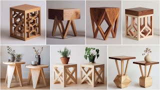 100 Wooden Side Table Ideas | Modern, Rustic & DIY Wood Side Table Designs for Living Room & Bedroom