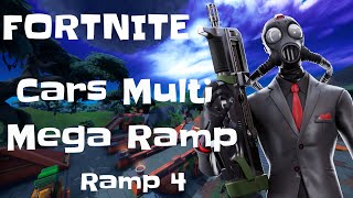 FORTNITE Cars Multi Mega Ramp by unc Map Code 2657 3612 6027 Ramp 4 Other Players