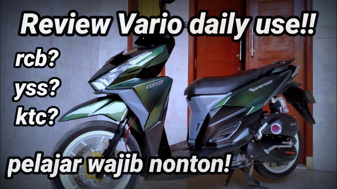 REVIEW MODIFIKASI VARIO 125 150 DAILY USE LENGKAP YouTube