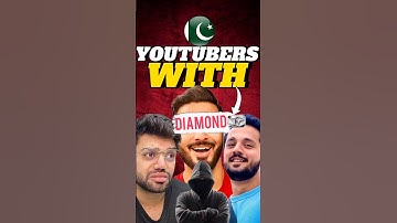 How Many Pakistani YouTubers Have Diamond Play Button 😱 #shorts #pakistan