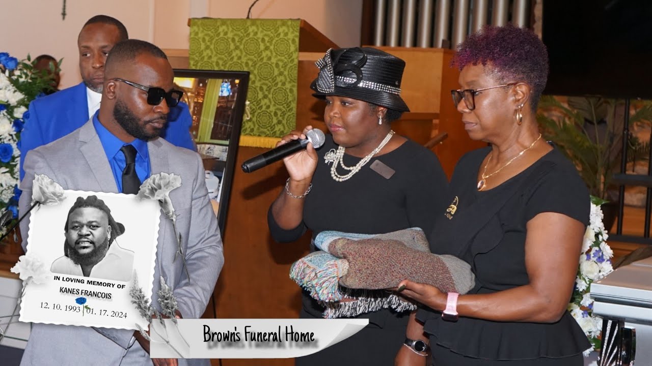Words Of Gatitude And Flower Presentation Brown's Funeral Home - YouTube