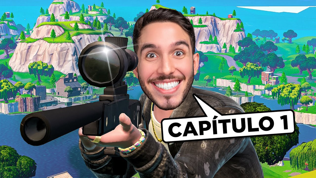 Primeira gameplay SOLO no Fortnite RAIZ 😍