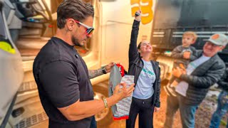 FIZEMOS BAGUNÇA NA ENTREGA DO SCANIA NTG + CARRETA 4 EIXO PARA A GANHADORA EM CASCAVEL-PR