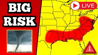 🔴 BREAKING DESTRUCTIVE STORM IN TEXAS - Tornadoes, Huge Hail - With Live Storm Chaser