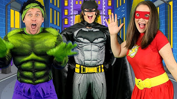 Alphabet Superheroes - ABC Superhero Song for Kids | Batman, Spiderman, PJ Masks, Incredibles, Hulk