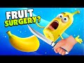 I became a fruit doctor and cut up fruit monsters in vr  fruit salon