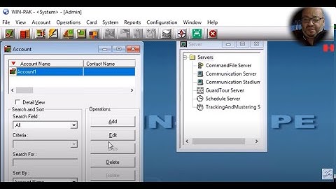 Honeywell WinPak , adding communication server