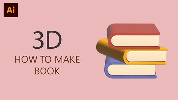 How to make 3D Book I Adobe Illustrator tutorial