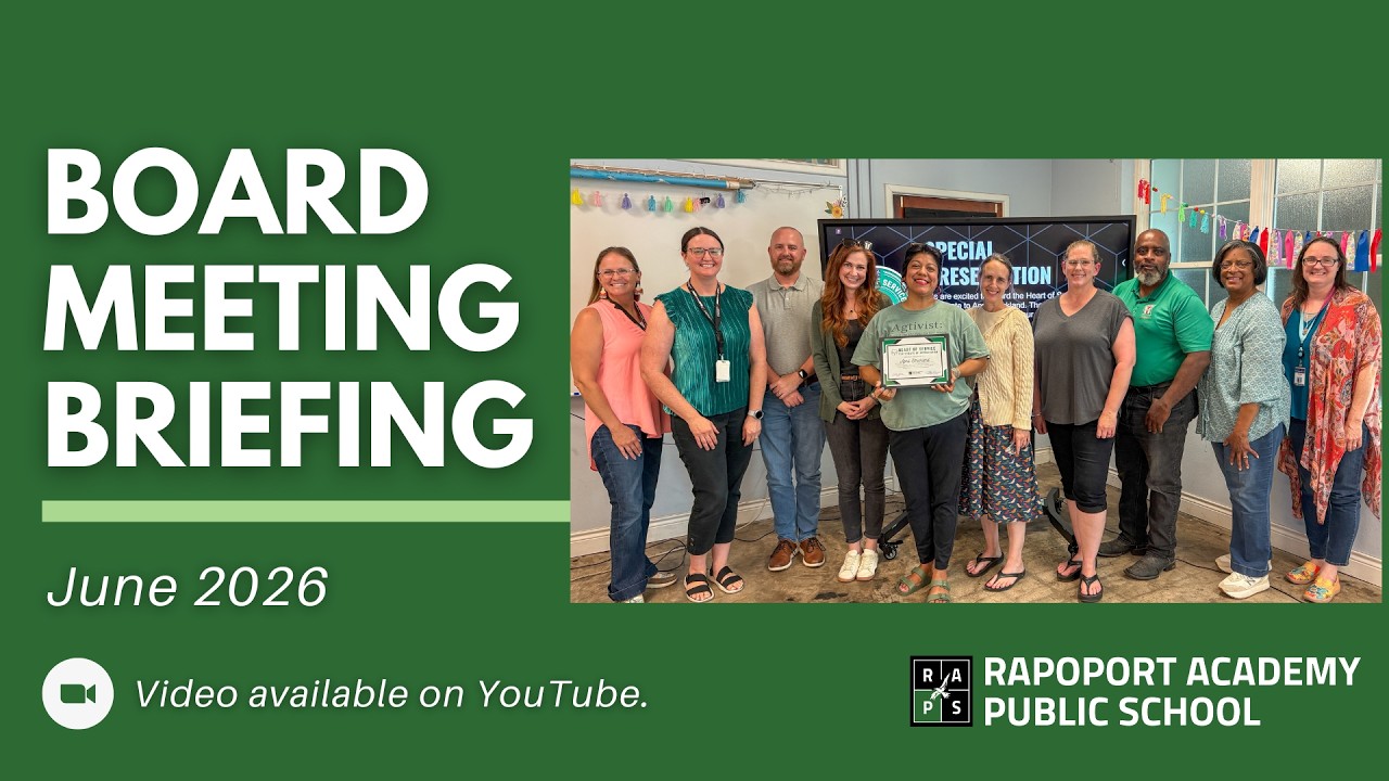 Video preview image of Board meeting video; click to visit the ParentSquare post with the video