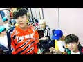 160809 BTS at Music Show Waiting Room
