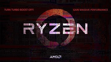 How to disable AMD Ryzen Laptop Turbo Boost